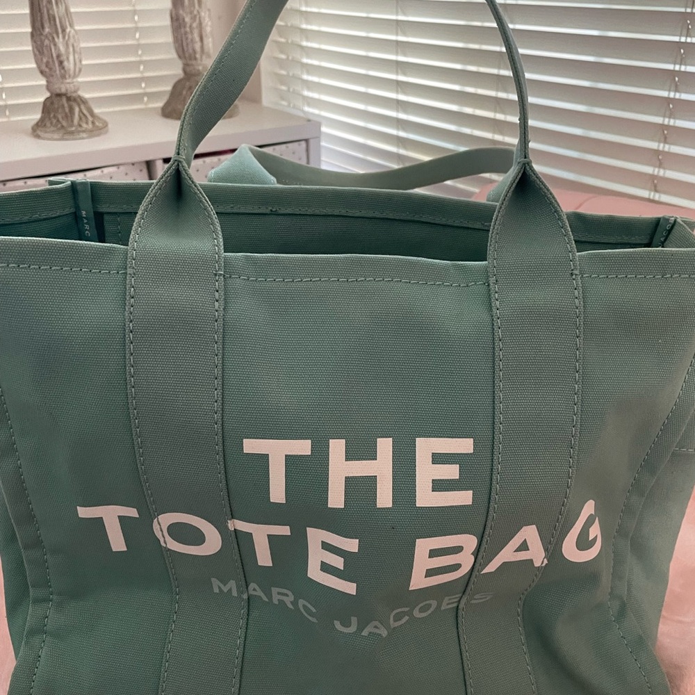 Marc Jacobs canvas light green  Bag.